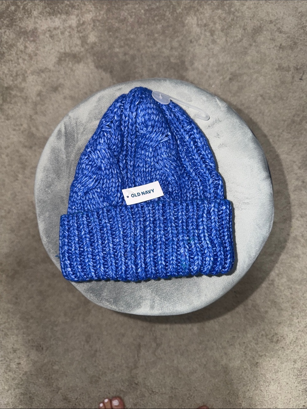 NWT Old Navy Royal Blue Cable Knit Beanie